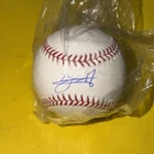 Yainer Diaz Autographed Tristar Baseball Spotless Condition
