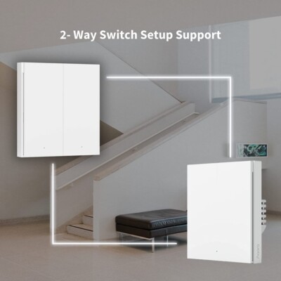 Produktbild von AQARA Funk-Wandschalter WS-EUK03-G H1, Wandmontage, Grau