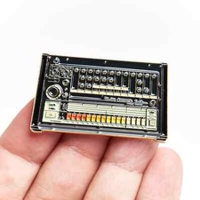 Roland TR-808 Drum Machine Enamel Pin Badge 808