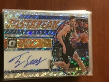 T.J.LEAF 2017-18 Donruss Optic Fast Break Signatures #77 PACERS!  kc14