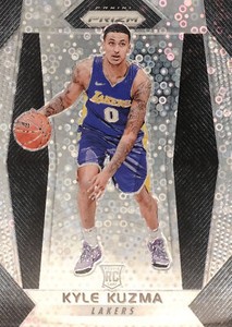 2017-18 Panini Prizm Basketball Base #283: Kyle Kuzma Fast Break