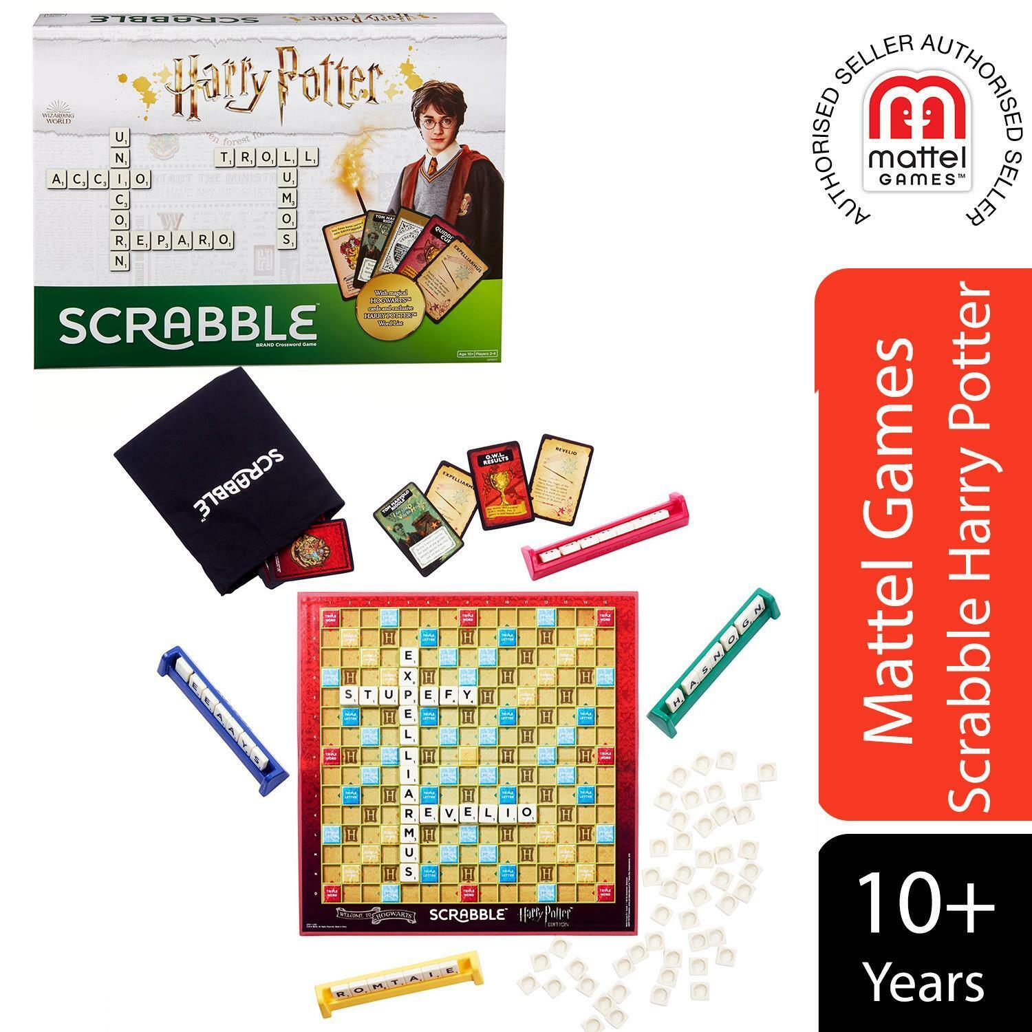 Mattel Games Scrabble Cruz palabra Harry Potter palabra-formando Juego De Mesa