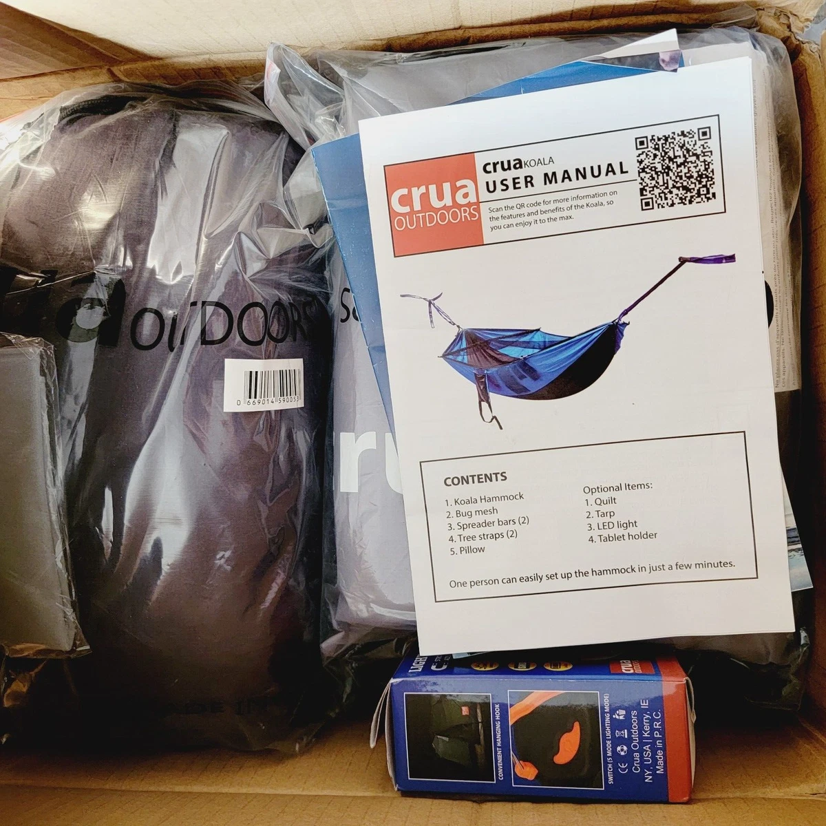 Crua koala cheap hammock