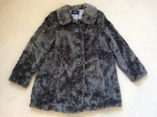 M&co Ladies Mink Coloured Fur Coat Size 18