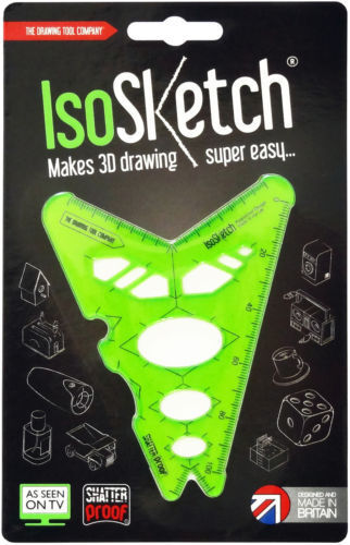 Herramienta de dibujo técnico isométrico 3D IsoSketch® plantilla de dibujo elipse - Imagen 1 de 1