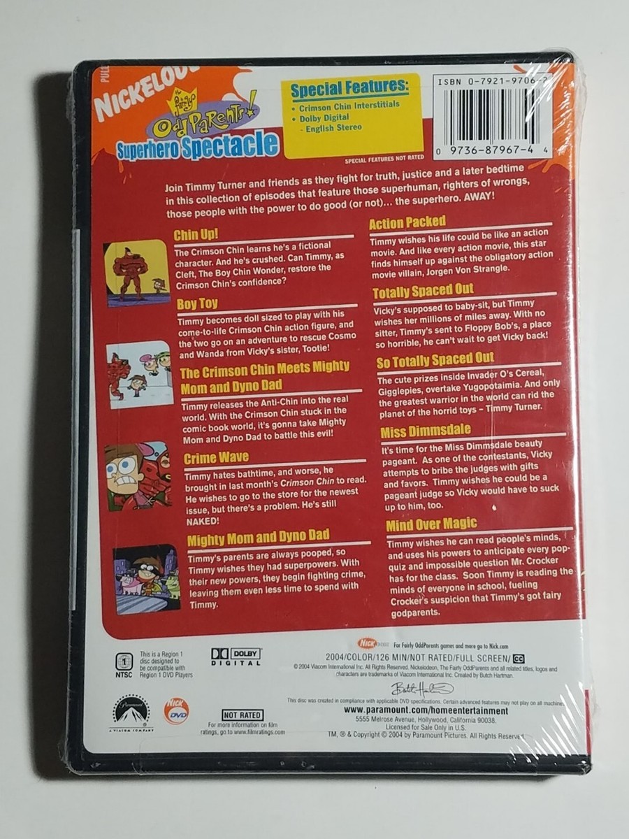 Odd Parents! Superhero Spectacle DVD REGION 1 (2004) Nickelodeon
