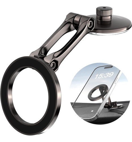 ITD ITANDA Magnetic Phone Holder for Car, All-Metal for Magsafe Mount Ring Inc. - Picture 1 of 8