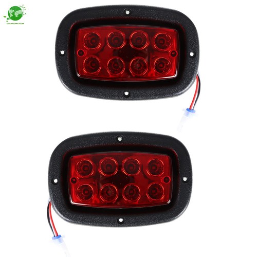 For Club Car DS G&E Golf Cart 1993-UP LED Headlights&Tail Lights Kit New - Picture 3 of 12