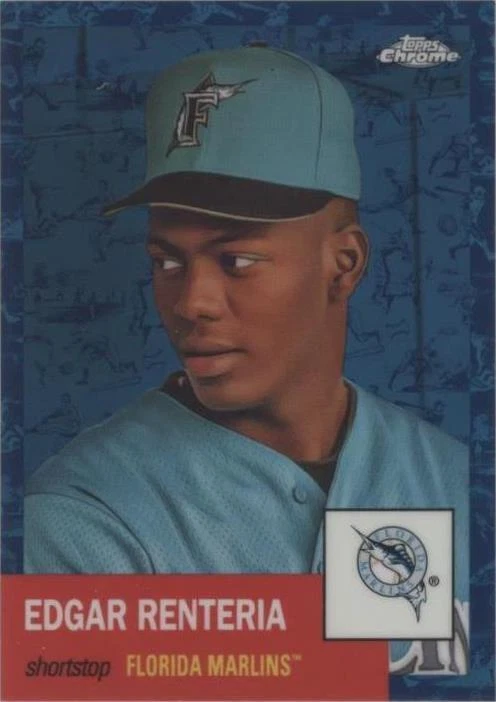 Platinum Toile White & Blue Refractor