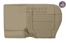 2001 Ford F150 Lariat 2WD Passenger Bench Synthetic Leather Seat Cover Tan 60/40