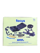 Focus Onn. Action Camera Accessory Kit- Essentials for GoPro® and Others 16 Pcs
