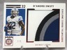 2020 Encased D'Andre Swift Rookie Substantial Swatches Ruby Jersey Patch RC #7/9