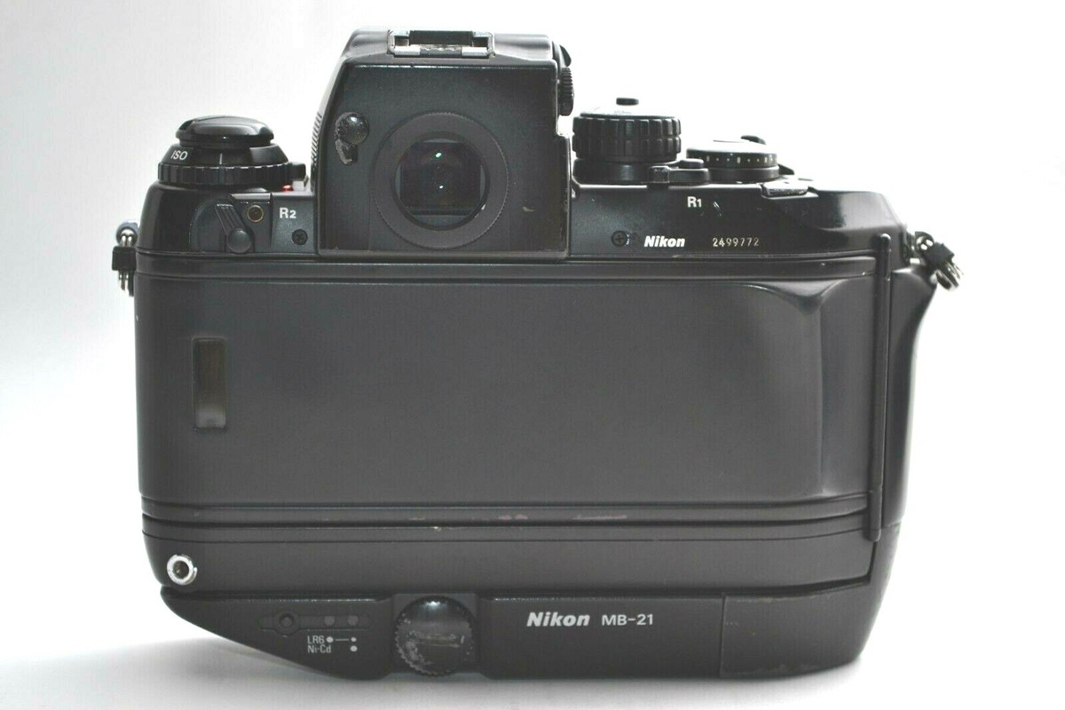 Excellent+] Nikon F4 MB-21 + DP-20 35mm SLR Film Camera Body from