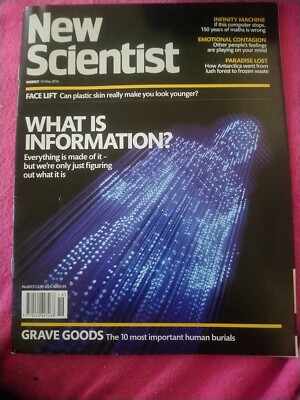 NEW SCIENTIST MAGAZINE 3073 may 2016 What is information 