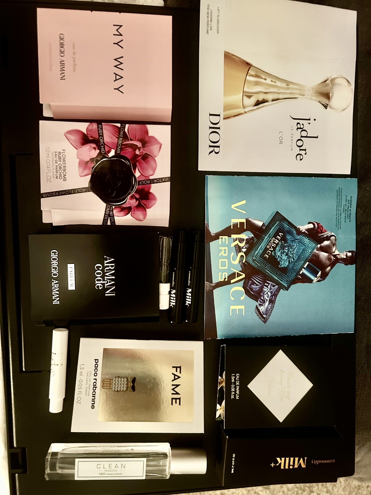 Lot of 10 Women’s Designer Perfume Samples And 1 Travel Size eBay