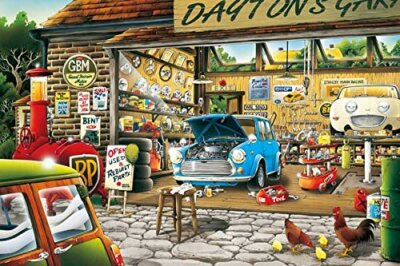 Dayton's Repair Garage 1000 Piece Jigsaw Puzzle Hiroyuki Tanikawa