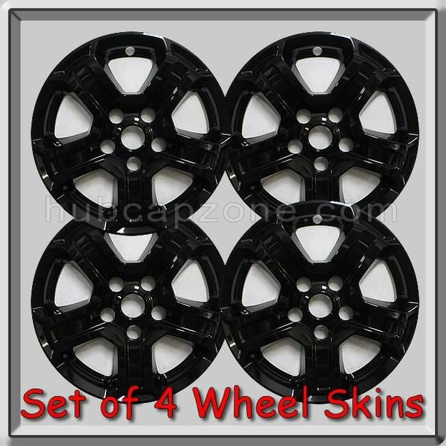 Black 17" 20192020 Jeep Wrangler JL Wheel Skins Hubcaps Wheel Covers