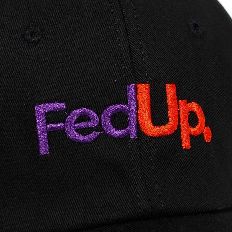 1pc Fedup Embroidery Baseball Caps Adjustable Snapback Golf Cap Unisex Headwear - Image 4 of 4
