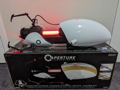 NECA Portal 2 1:1 Aperture Science Handheld Portal Device Custom