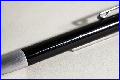 vintage 1980s MONTBLANC 780 Ball Pix Pen in BLACK and brushed
