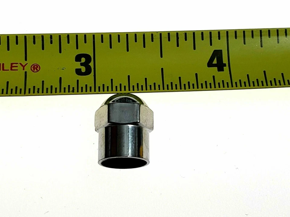 Chrome Plastic Valve Stem Caps Covers Wheel Tire Rim GM GMC Cadillac 4pcs A42 - Image 4 of 4