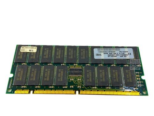94G7386 I GENUINE IBM 1GB 4x256MB ECC 60NS Memory 12J3478 EDO DRAM DIMM - Picture 2 of 5