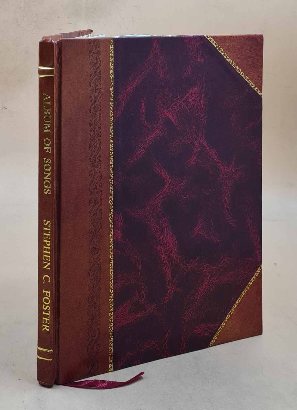 Leather Bound Album of 20 Favorite Song Compositions