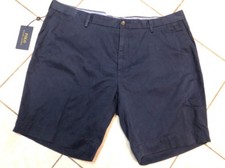 Polo Ralph Lauren Shorts Mens 42 Classic Fit 9" Navy Flat Front NWT