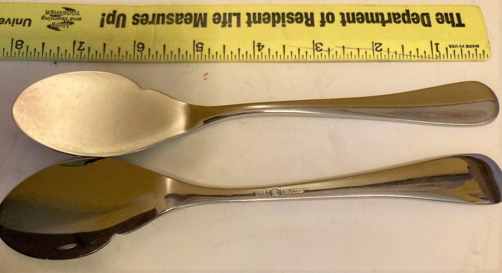 Vtg Nigro Berndorf Germany  2 Fish Serving Knife Heavy Stainless Steel 7.5" L