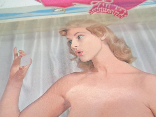 Vintage 1964 Pinup Calendar Overlay Nude Lift Away Peek-A-Boo Risque Advertising - Picture 6 of 8