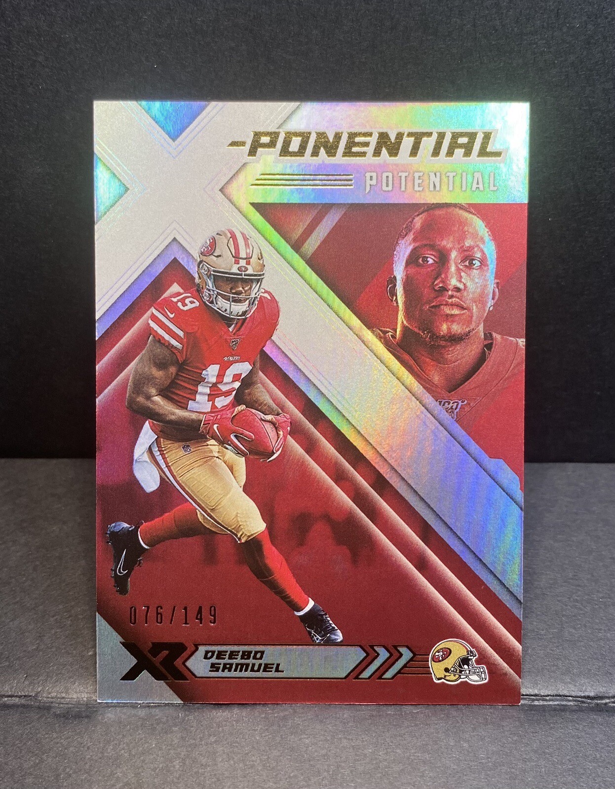Deebo Samuel 2019 Panini XR Rookie X-Ponential Potential Silver /149  #XPP-12 RC