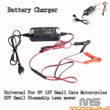 Automatic Battery Charger Kits 6V 12V Universal For Small Cars Motorcycles SUV