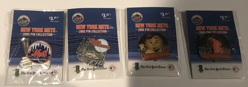 2005 NY Mets team Pins from NY TImes- new - Picture 2 of 5