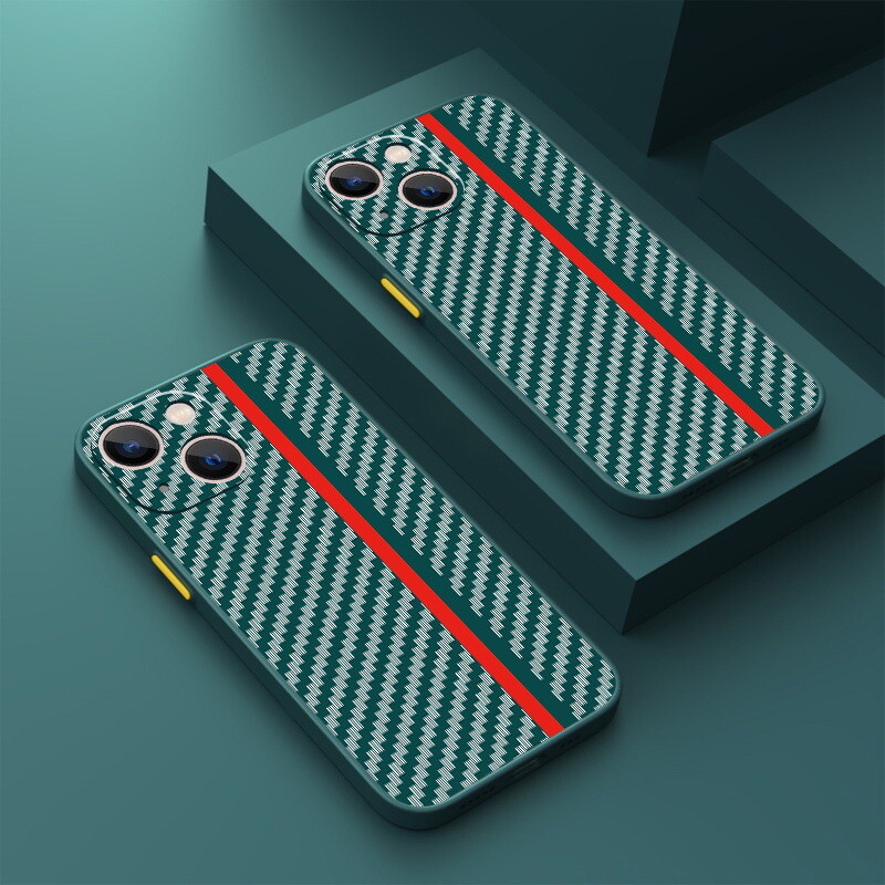 Custodia Ibrida Silicone Custodia Antiurto Per IPhone 16, 15, 14, 13