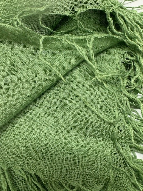 Bufanda de cachemir y seda Chan Luu - hiedra inglesa *nueva sin etiquetas Foto 2 de 4