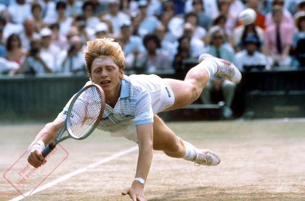 525923 BORIS BECKER Tennis 36x24 WALL PRINT POSTER | eBay