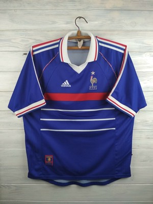 France soccer jersey large 1998 1999 home shirt football ...