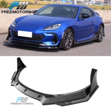 Fit 22-25 Subaru BRZ ZD8 JDM Carbon Fiber Print 5PC Front Bumper Lip Winglet PP
