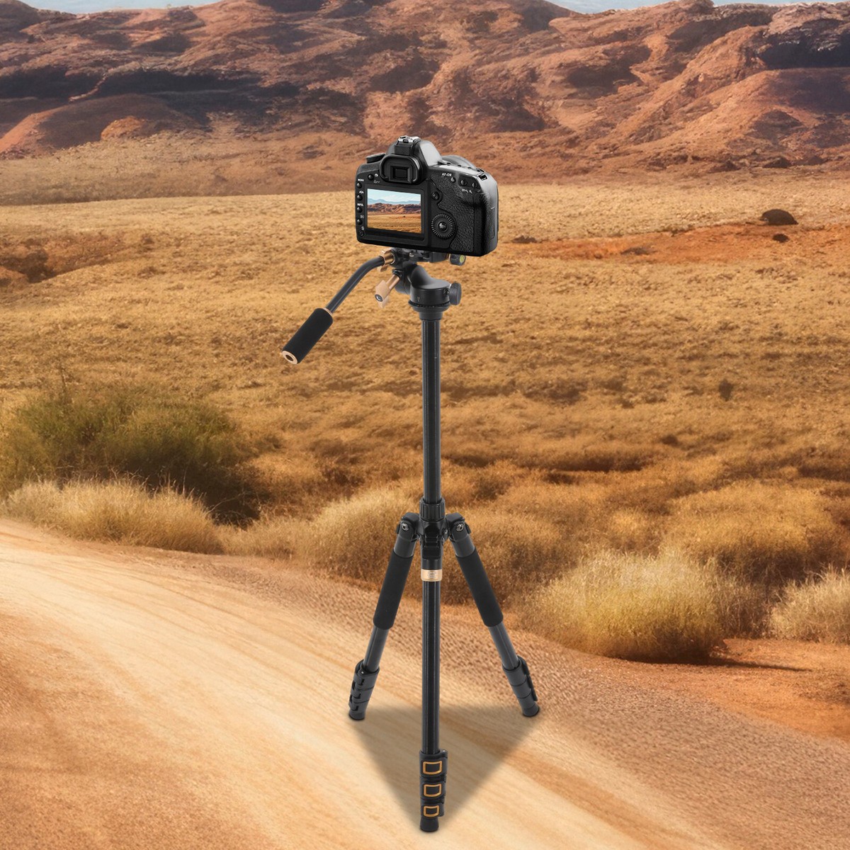 5-Sections Photography Tripod Holder Tripod Stand Stabilized