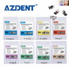 AZDENT Dental Orthodontic Bondable Buccal Tube 1st 2nd Molar MBT/Roth.022/.018