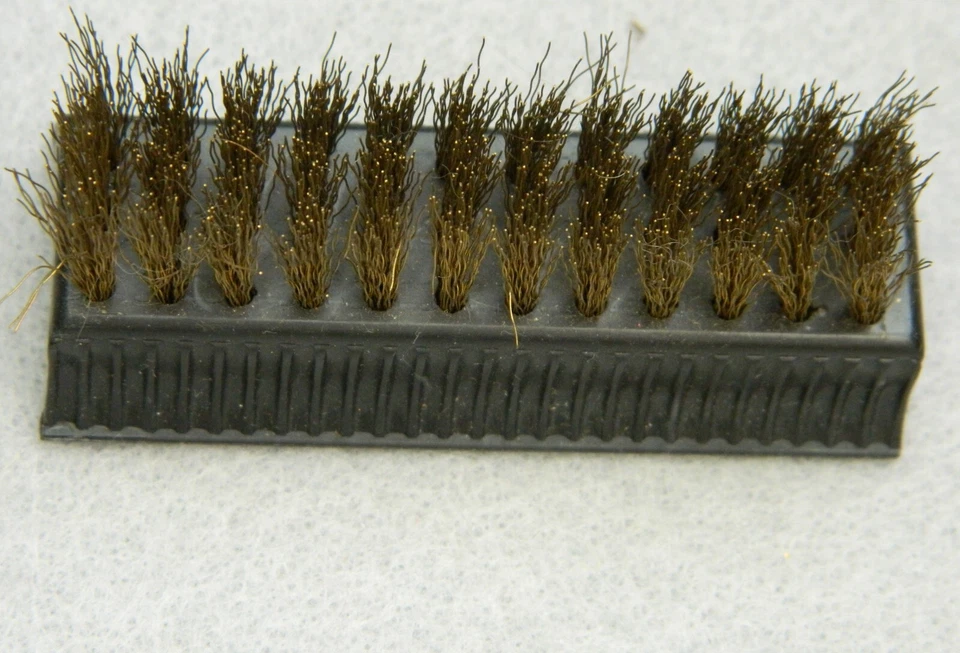 Tools Wire Brush Empire Brown Plastic Wire Brass 2 1/2x 1" Vintage - Image 3 of 3