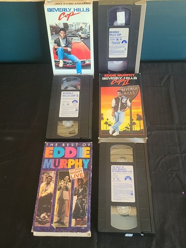 Beverly Hills Cop 1 ~2 ~ The Best Of Eddie Murphy Saturday Night Live 3 Tape Lot - Picture 14 of 15