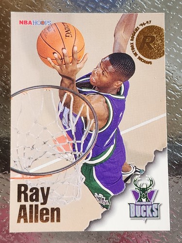1996-97 NBA Hoops Ray Allen #279 Rookie RC HOF