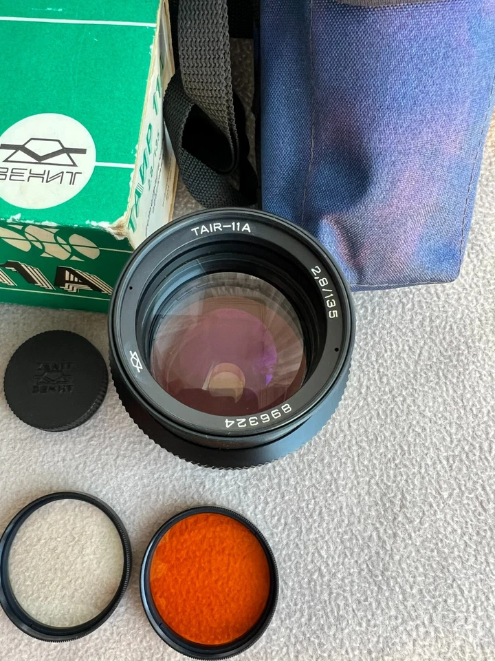 TAIR 11A 2.8/135 KMZ M42 Russian Lens Zenit Pentax Praktica Sony Canon - Image 4 of 4