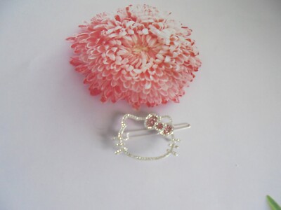 Hello Kitty Haarspange   Haar Schmuck Haarklammer Glitzersteine Sanrio Y2K-Style