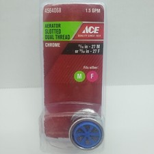 ACE Slotted Dual Thread Aerator CHROME Finish 4564068