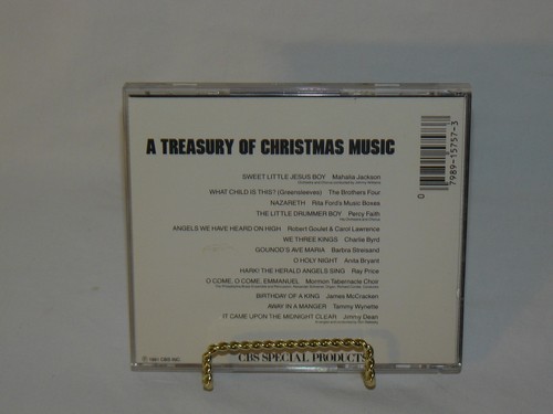 A Treasury of Christmas Music CD 1981 CBS Special Products Streisand Bryant - Picture 3 of 6