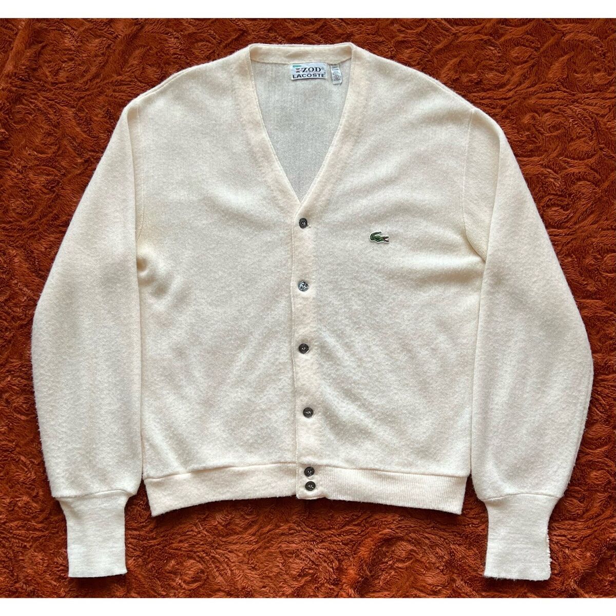 Vintage 70's Lacoste Izod Cardigan | eBay Vintage 70's Lacoste Izod Cardigan | eBay