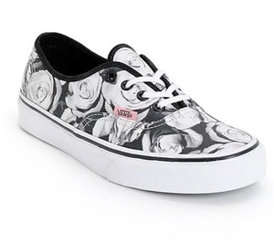 vans with roses men