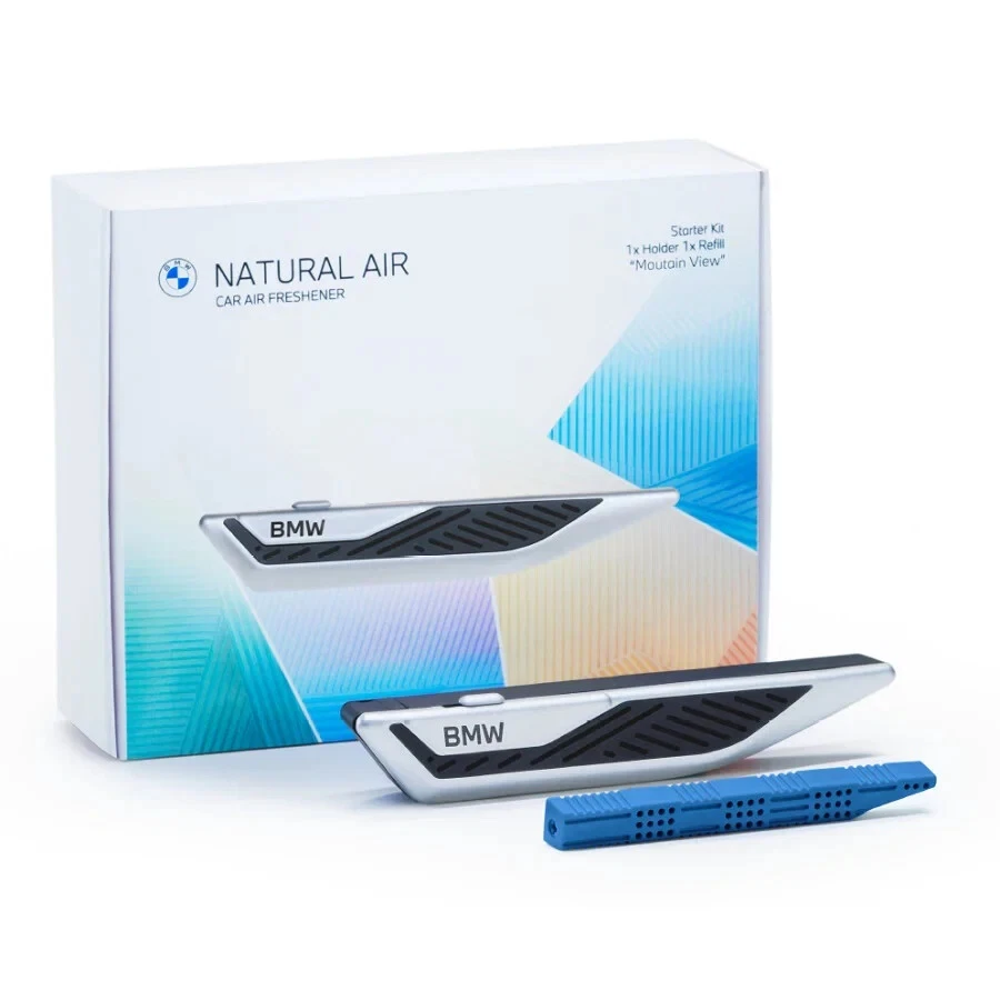 Genuine BMW Natural Air Car Freshener Starter Kit (Holder + stick 
